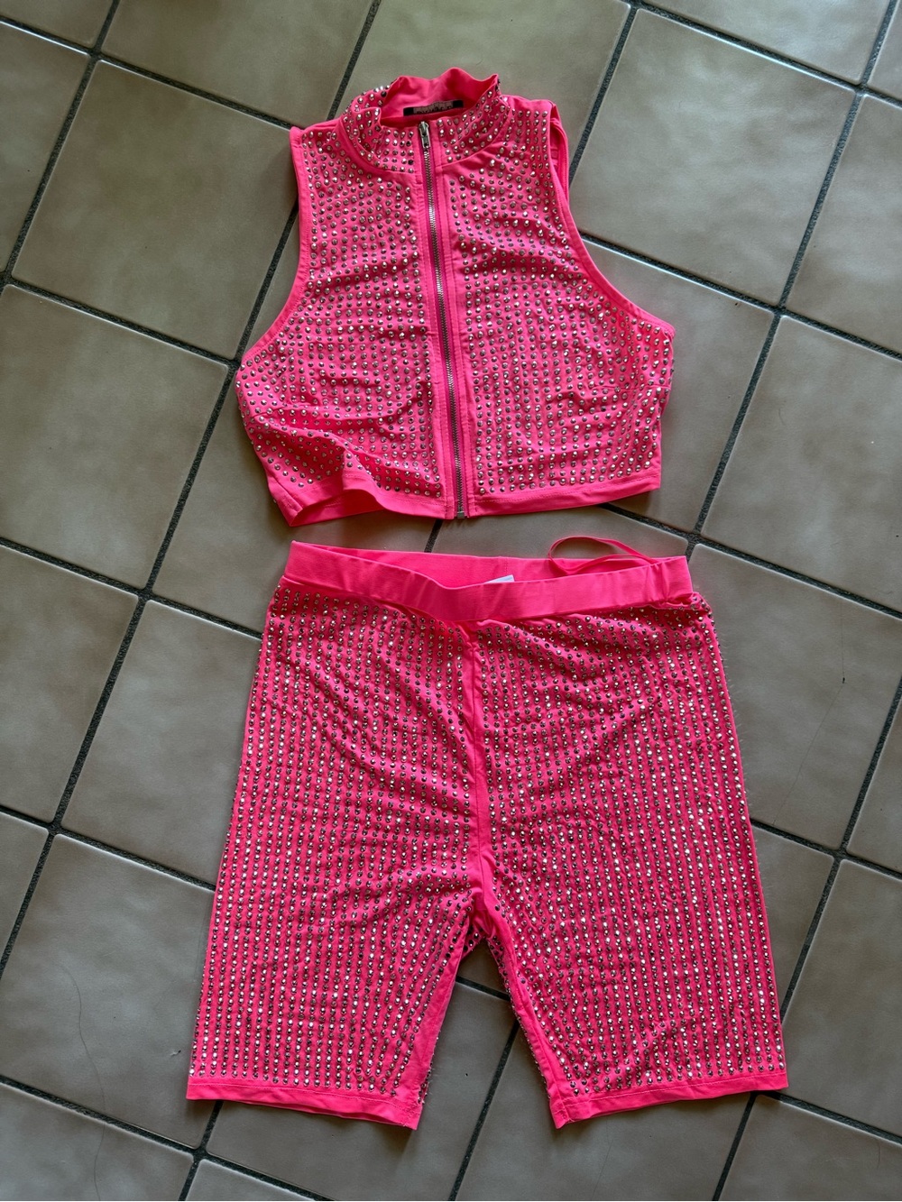 Dolls Kill Sequin Pink Set